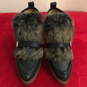 Coach Sampson Boots with Rabbit Fur - Size 36 / 6B